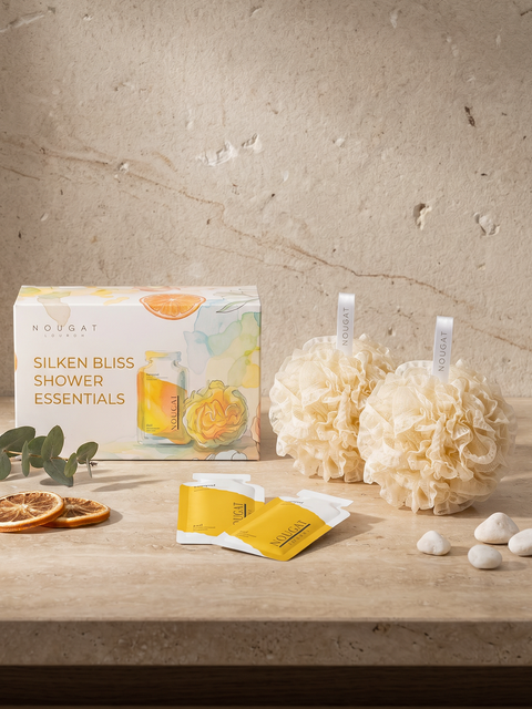 Nougat London Silken Bliss Shower Essentials (Set of 4)