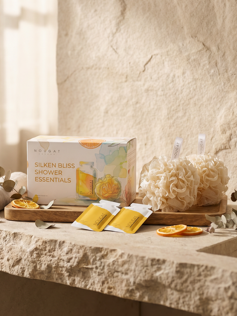 Nougat London Silken Bliss Shower Essentials (Set of 4)