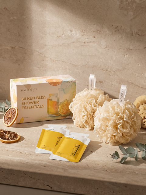 Nougat London Silken Bliss Shower Essentials (Set of 4)