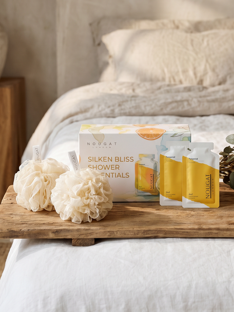 Nougat London Silken Bliss Shower Essentials (Set of 4)