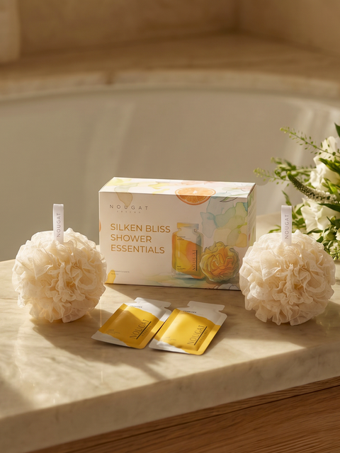 Nougat London Silken Bliss Shower Essentials (Set of 4)
