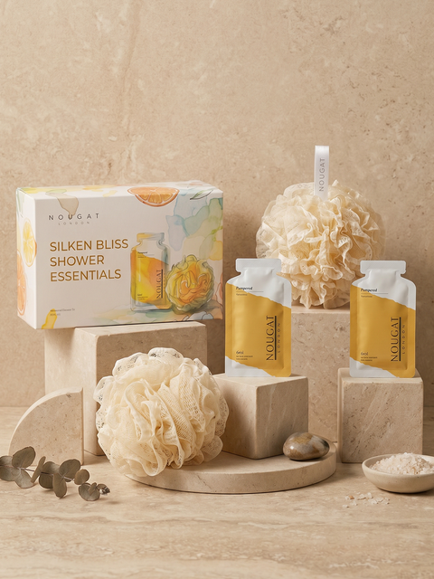 Nougat London Silken Bliss Shower Essentials (Set of 4)