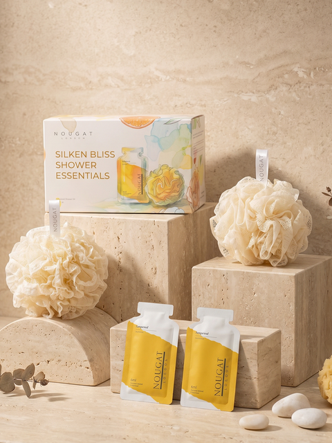 Nougat London Silken Bliss Shower Essentials (Set of 4)